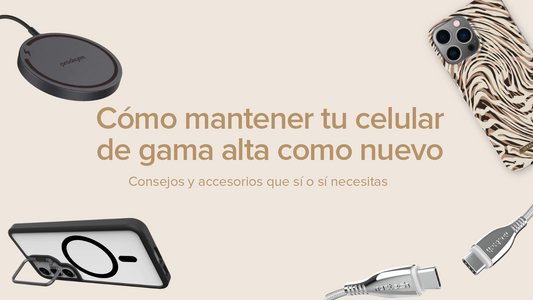 Cómo mantener tu celular de gama alta como nuevo: Consejos y accesorios que sí o sí necesitas
