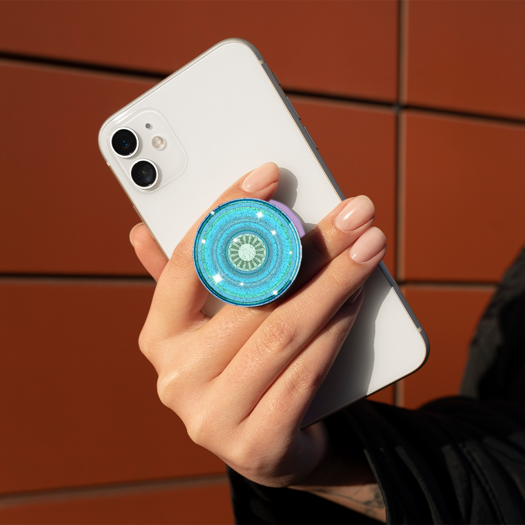 POPSOCKETS ORIGINAL 2G TRANSLUCENT GLITTER MINT