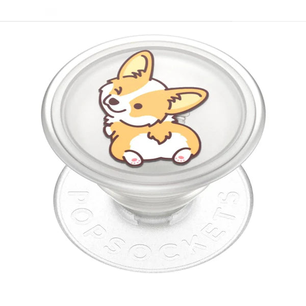 POPSOCKETS ORIGINAL 2G PLANT TRANSLUCENT CHEEKY CORGI