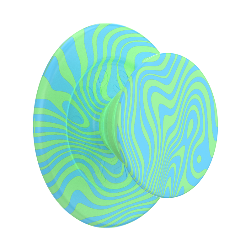 POPGRIP CIRCULAR MAGSAFE SWIRL OASIS KEYLIME