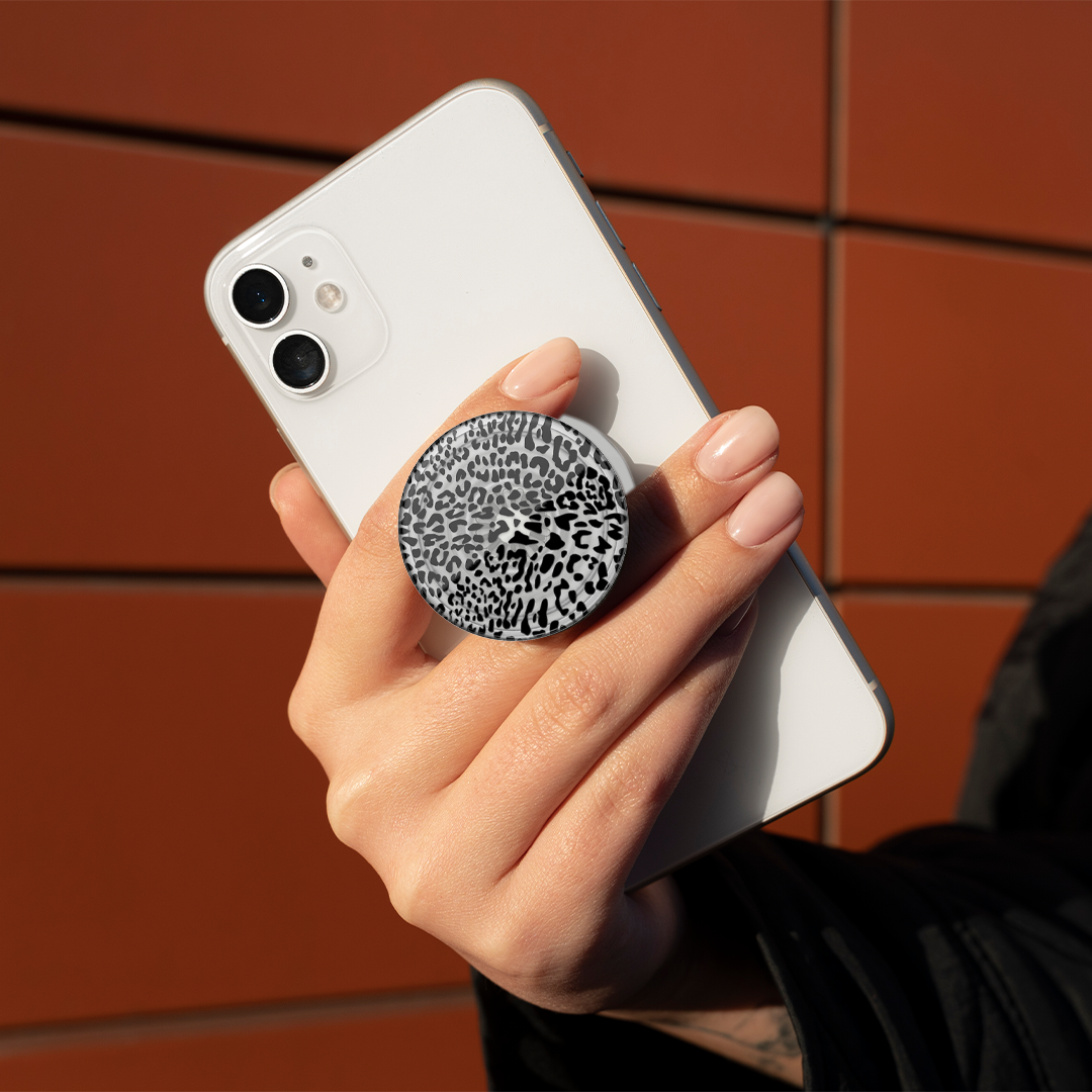 POPSOCKETS ORIGINAL 2G TRANSLUCENT BLACK LEOPARD