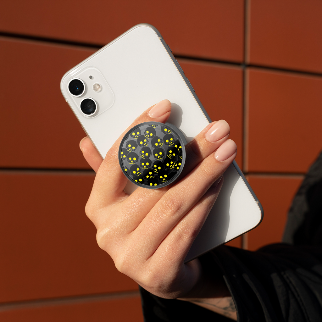 POPSOCKETS ORIGINAL 2G TRNSL BK SKULL YEAH